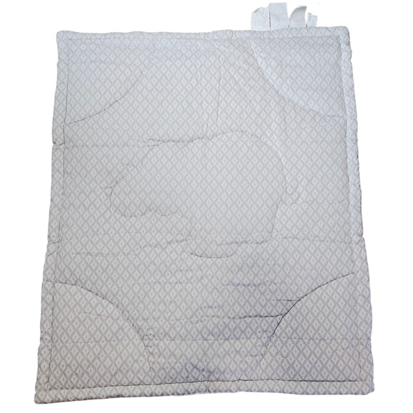 The PeanutShell Soft Elephant Mandala Embroidered Crib Blanket L 48" x W 40" - Picture 4 of 5